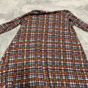 Plaid LulaRoe Sarah Cardigan size medium